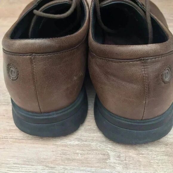 Rockport Brown Leather Men’s Dress Shoes Size 9.5 - Picture 6 of 15